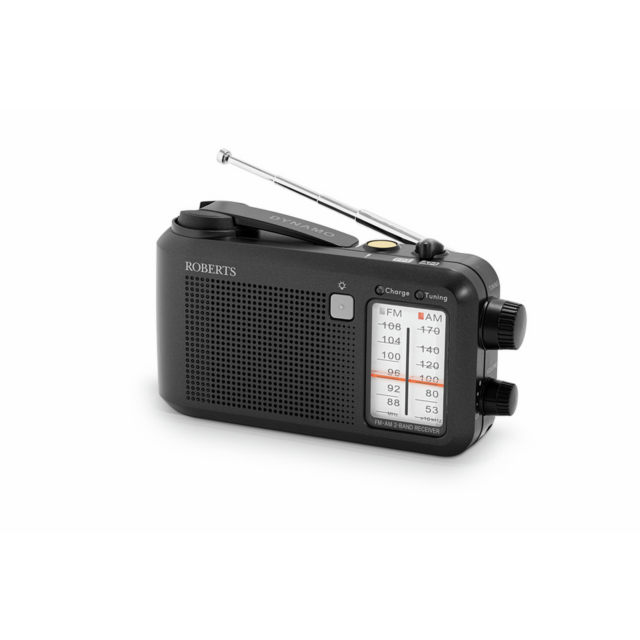 Roberts Radio R9957S Portable FM/AM Radio Black