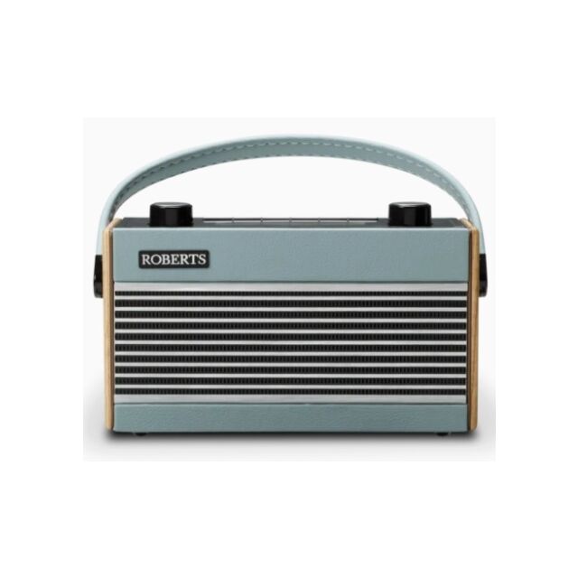 Roberts RAMBLERBTBLU DAB/DAB+/FM RDS digital radio with Bluetooth, alarms and Eco power saving mode 