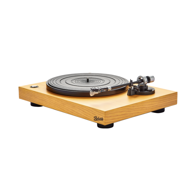 Roberts Radio STYLUS Turntable - Natural Wood