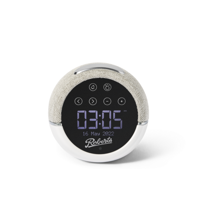 Roberts Radio ZENPLUSW Alarm Clock Radio Plus - White