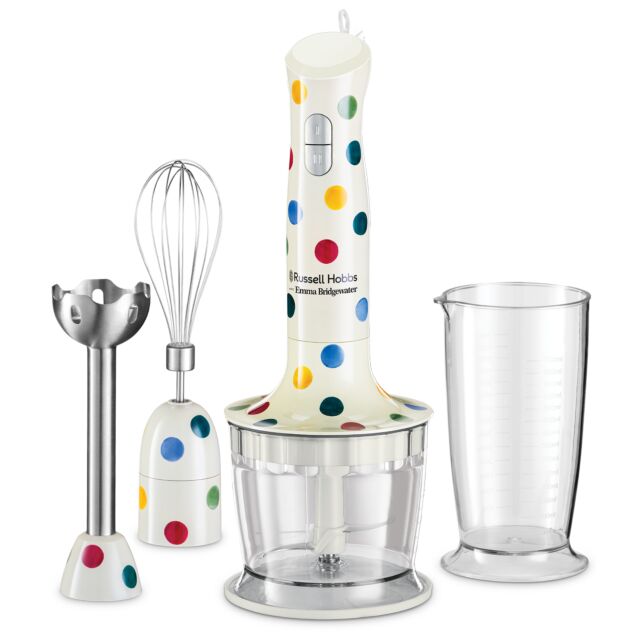 Russell Hobbs 24703 Stick Blender With Chopper And Whisk Emma Bridgewater
