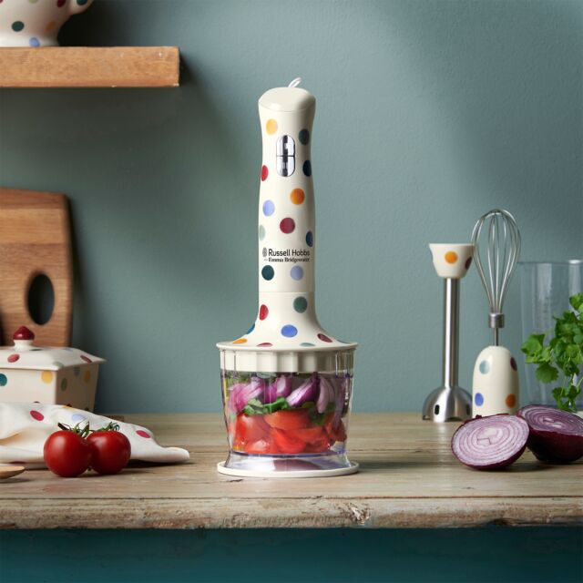 Russell Hobbs 24703 Stick Blender With Chopper And Whisk Emma Bridgewater