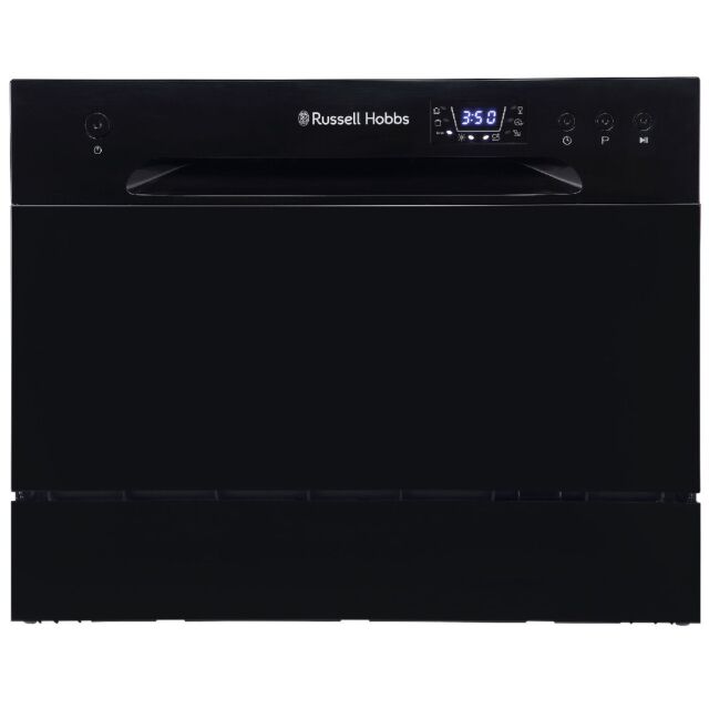 Russell Hobbs RHTTDW6B 6 Place Setting Table Top Dishwasher - Black