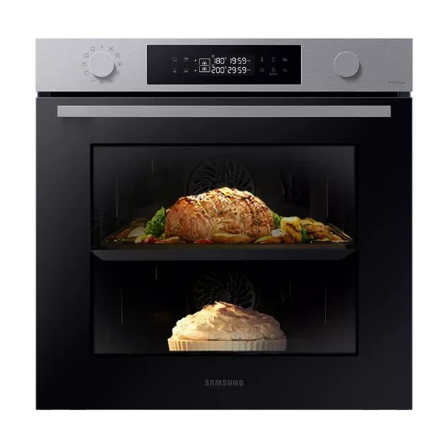 Samsung NV7B4430ZAS/U4 Electric Pyrolytic Smart Oven with Dual Cook - Stainless Steel
