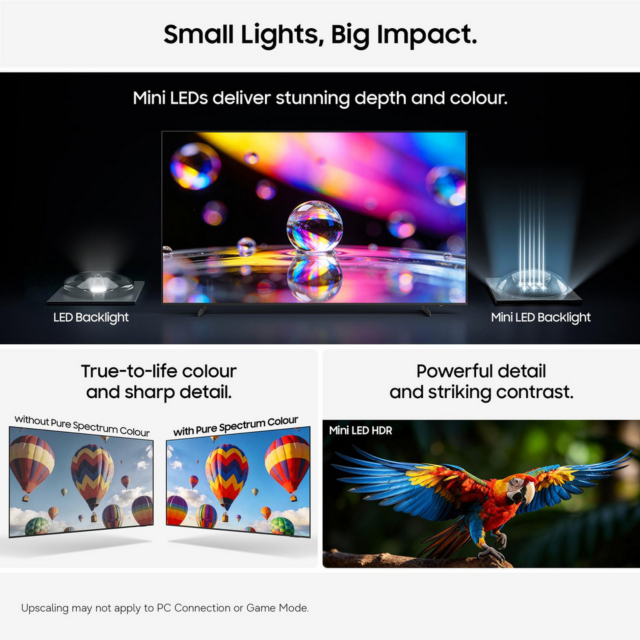 Samsung UE75M70HAKXXU 75 inch 4K Mini LED Smart TV