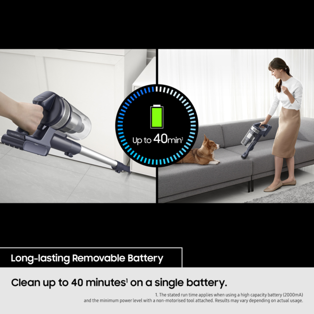 Samsung VS15A6031R4 Jet 60 Turbo Cordless Stick Vacuum Cleaner