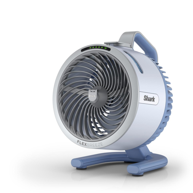Shark FA050UKBL FlexBreeze TableMate Fan Glacier Blue