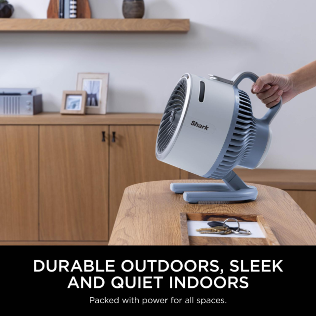 Shark FA050UKBL FlexBreeze TableMate Fan Glacier Blue