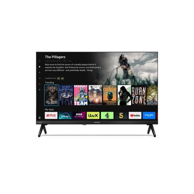 Sharp 1T-C24HE2245KB 24inch Hdr TV - Black- Freely Built In