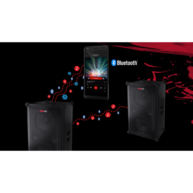Sharp CP-LS200 Wireless Portable Speaker - Black
