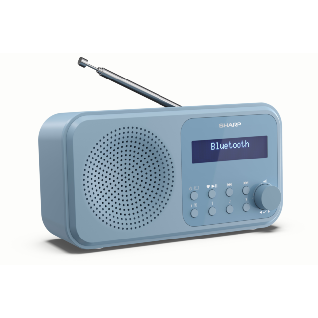 Sharp DR-P420 BL DR-P420BL Portable Digital Radio - Blue