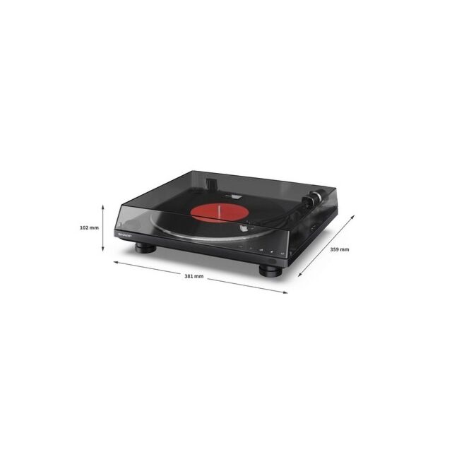 Sharp RP-TT100 Automatic Turntable with Bluetooth - Black