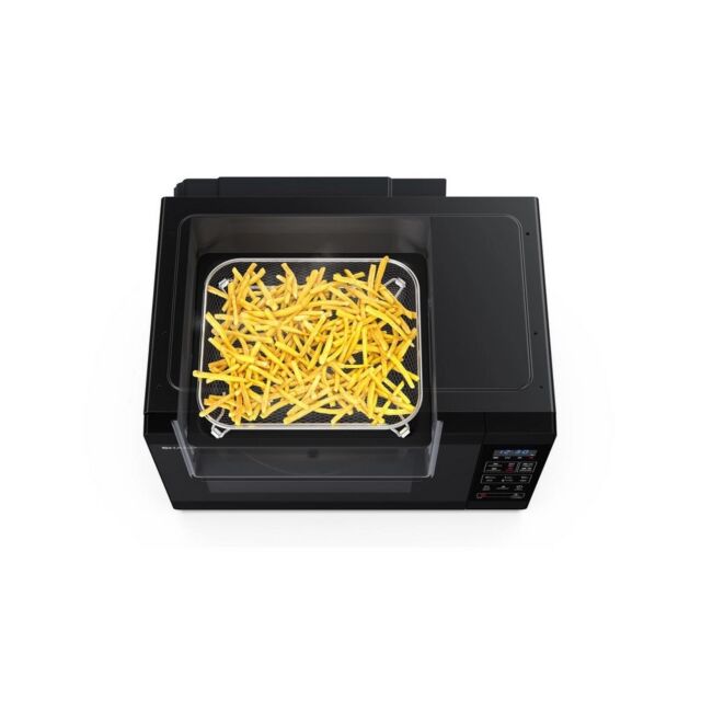Sharp YC-MA262AE-B Classic Microwave Oven, 26L, Combi with Air Fryer - Black