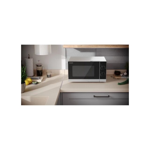 Sharp YC-PS201AU-S 20 Litres Microwave Oven - Silver