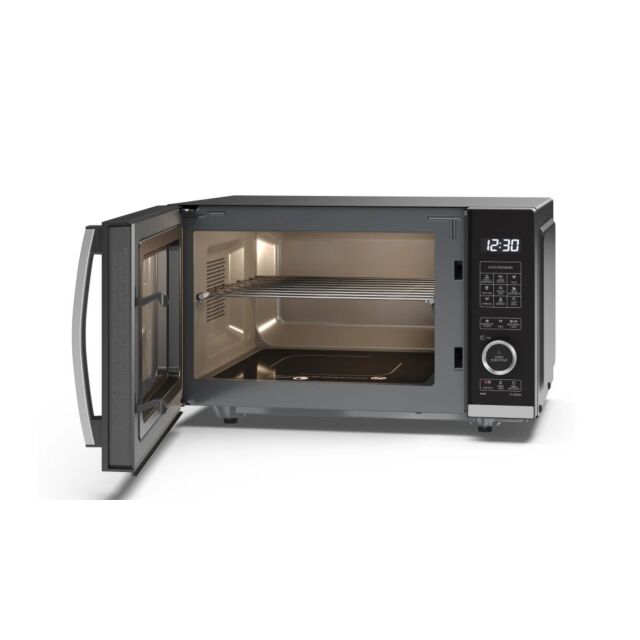 Sharp YC-QG204AU-B  20 Litres Flatbed Microwave Oven with Grill - Black