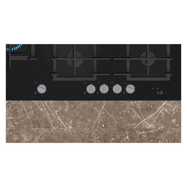 Siemens ER9A6SH40 Iq700 90Cm Tempered Glass Gas Hob - Black
