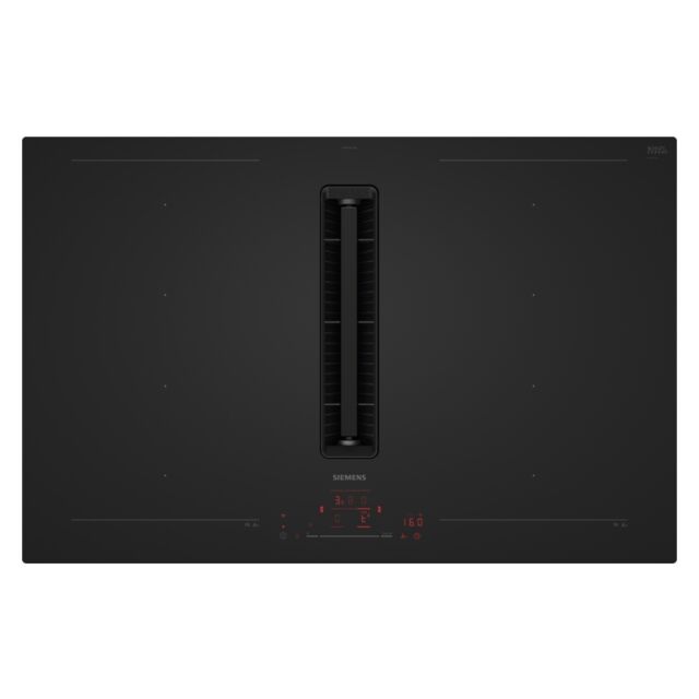 Siemens EX81AHL26E Iq700 80Cm Induction Hob With Ventilation System - Matt Black