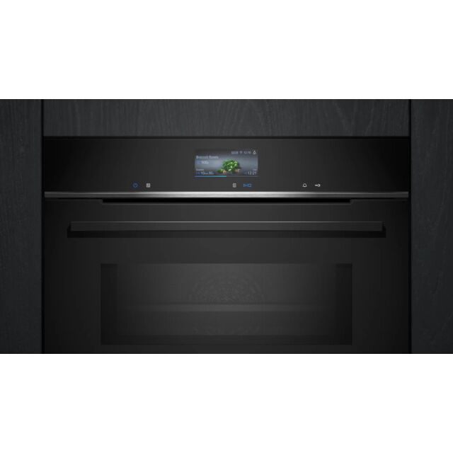 Siemens HM776G1B1B 59.5cm Built In Oven with Microwave Function