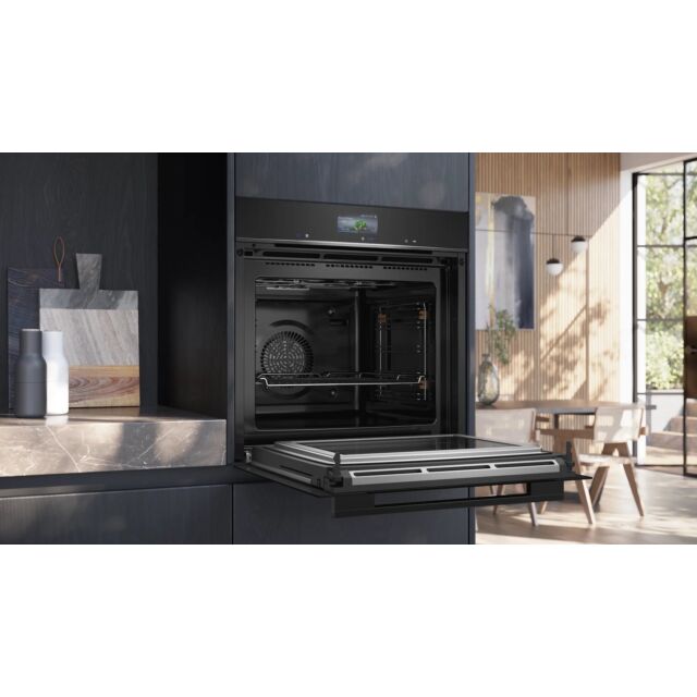 Siemens HM776G1B1B 59.5cm Built In Oven with Microwave Function