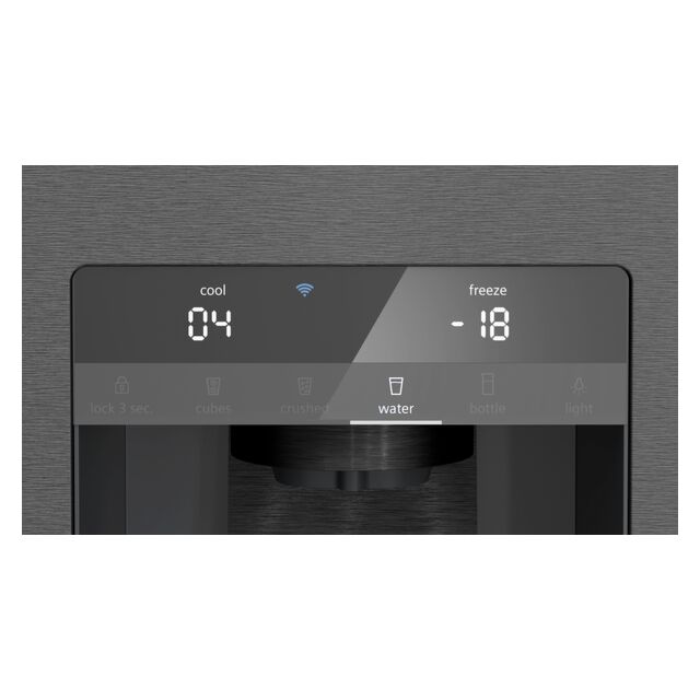 Siemens KF96DPXEA iQ700 183 x 91x73 Multi Door American Fridge Freezer - Black