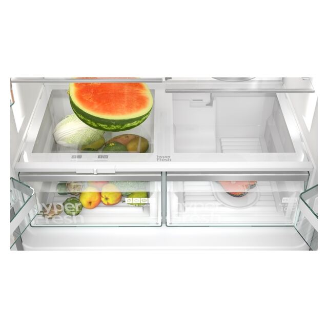 Siemens KF96DPXEA iQ700 183 x 91x73 Multi Door American Fridge Freezer - Black