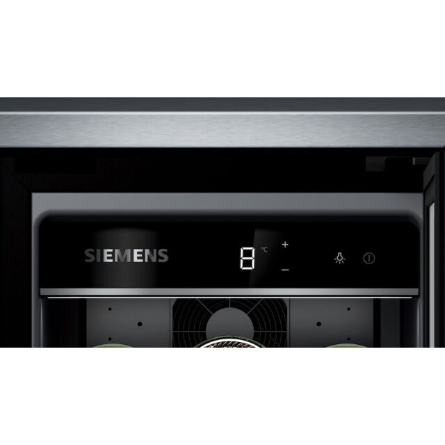 Siemens KU20WVHF0G 29.8cm Integrated Wine Cooler - Black