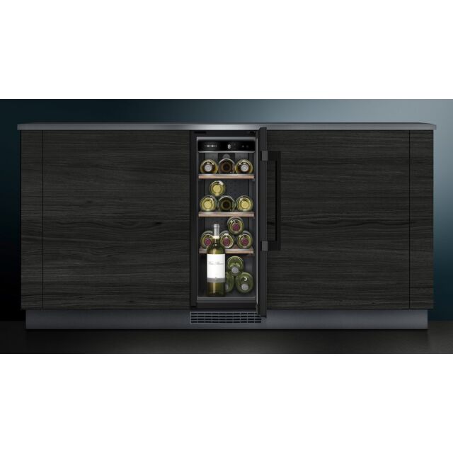 Siemens KU20WVHF0G 29.8cm Integrated Wine Cooler - Black