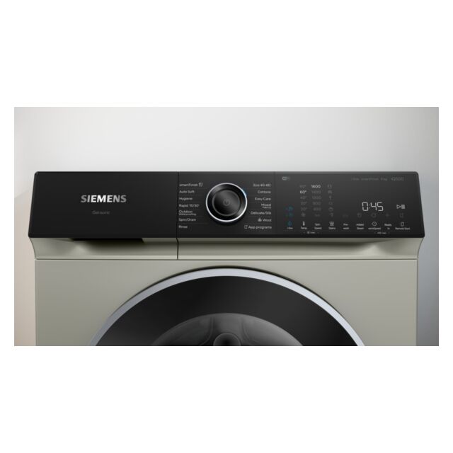 Siemens WG46H2AXGB Iq500 9Kg 1600 Spin Washing Machine - Silver
