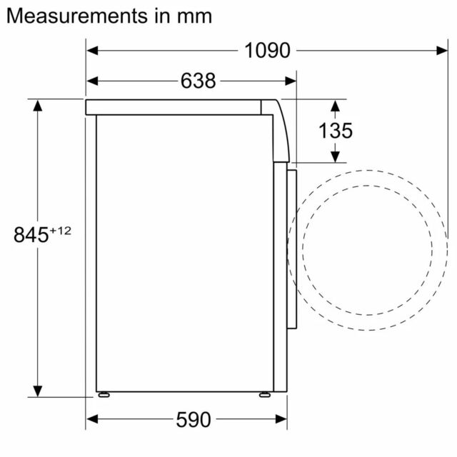 Siemens WG56B2ATGB Freestanding Washing Machine