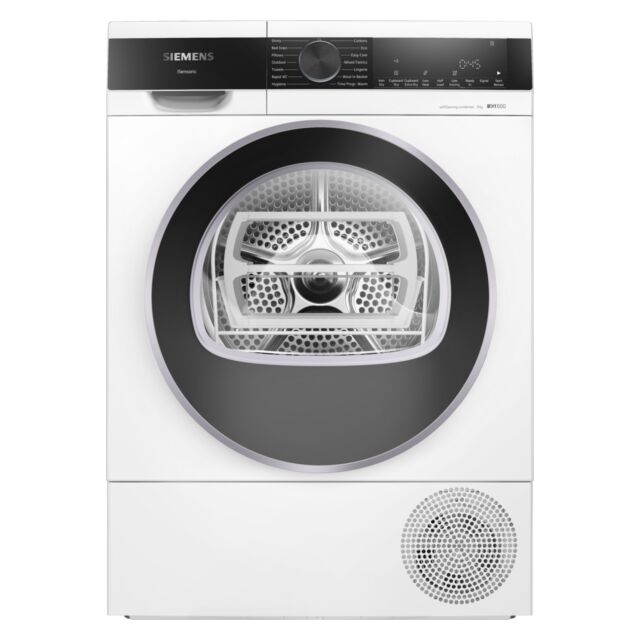 Siemens WQ45G203GB Iq500 9Kg Heat Pump Tumble Dryer - White