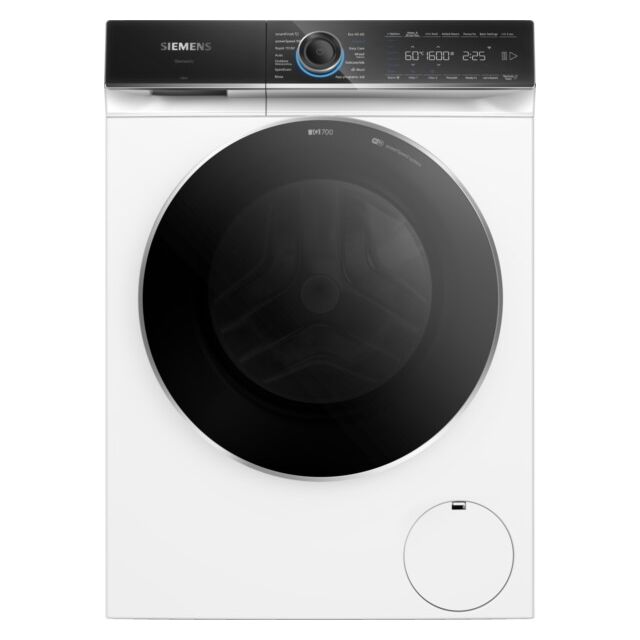 Siemens WR47B2CSGB Iq700 9Kg Heat Pump Tumble Dryer - Silver