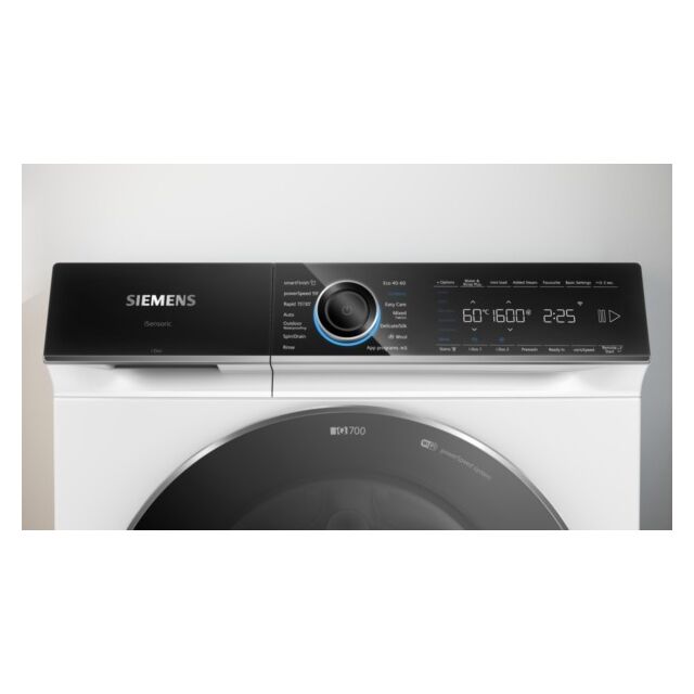 Siemens WR47B2CSGB Iq700 9Kg Heat Pump Tumble Dryer - Silver