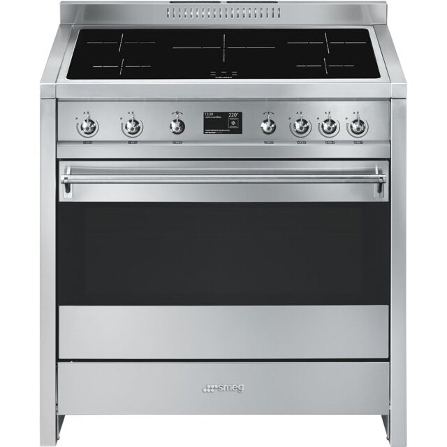 Smeg A1PYID-9 90cm Opera Electric Range Cooker - Stainless Steel