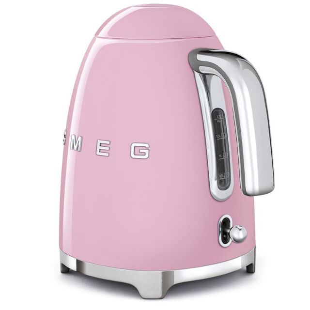Smeg KLF03PKUK 1.7 Litre Pastel Pink 50'S Style Cordless Kettle