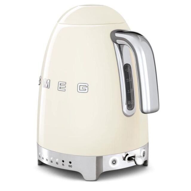 Smeg KLF04CRUK 1.7 Litre Retro Style  Kettle - Cream