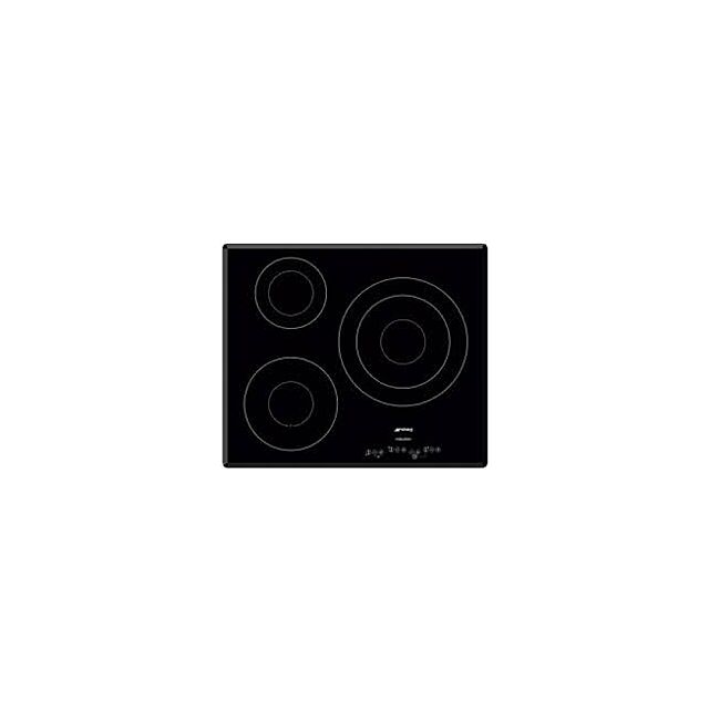 Smeg SE2631ID1 60cm 3 zone induction hob with bevelled edge