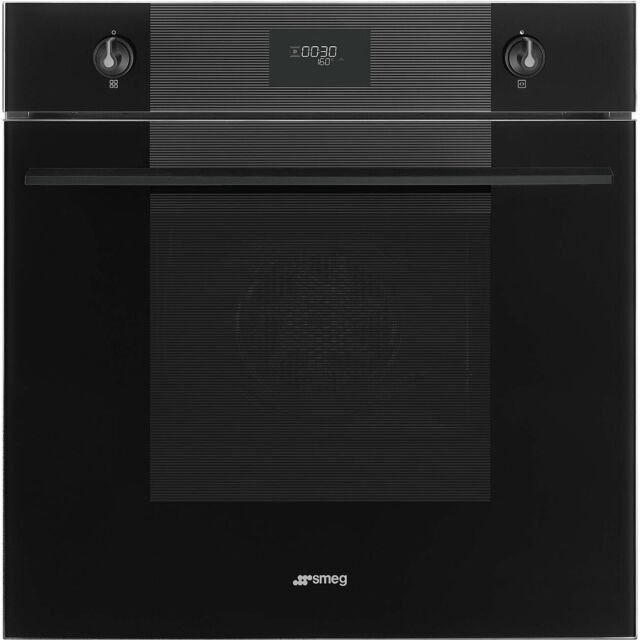 Smeg SFP6101TB3 60cm Linea Pyrolytic Single Oven Midnight Black
