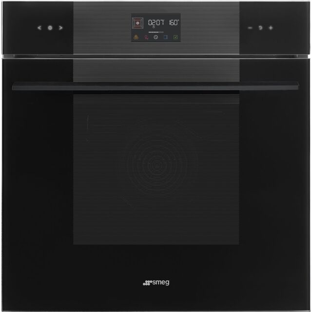 Smeg SOP6102TB3 60cm Linea Pyrolytic Single Oven Midnight Black