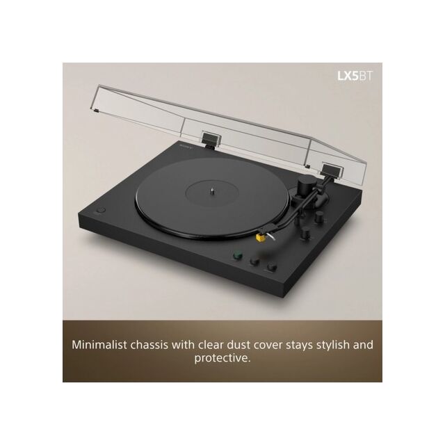 Sony PSLX5BT.CEK Wireless Bluetooth Turntable with Auto Playback - Premium cartridge & Stylus - Pure