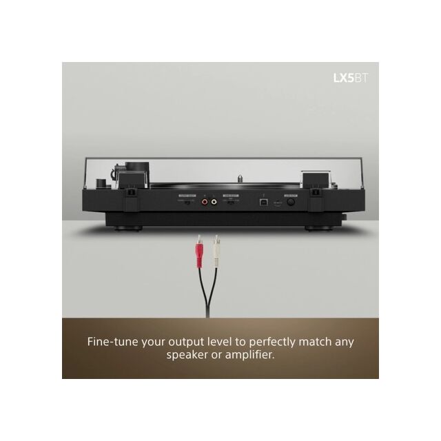 Sony PSLX5BT.CEK Wireless Bluetooth Turntable with Auto Playback - Premium cartridge & Stylus - Pure