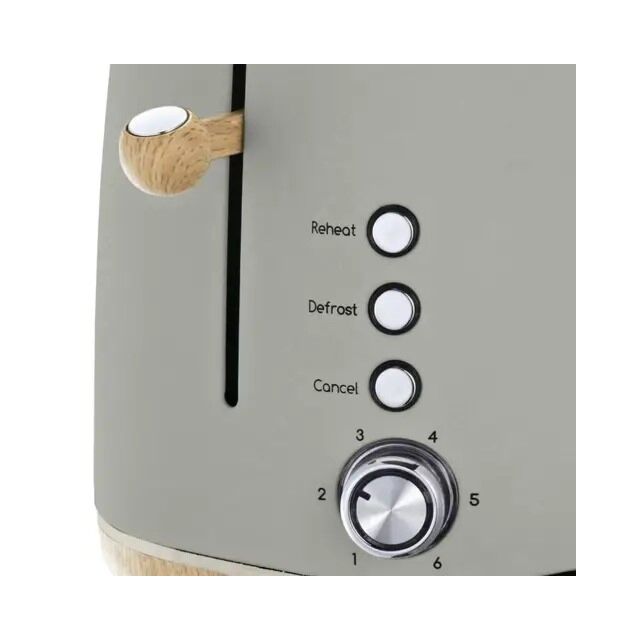Statesman SKTO5090GR 2 Slice Scandi Toaster In Green