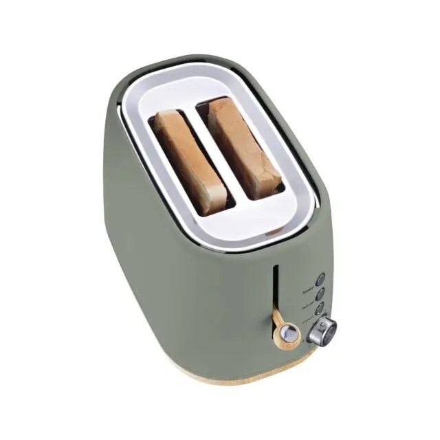 Statesman SKTO5090GR 2 Slice Scandi Toaster In Green