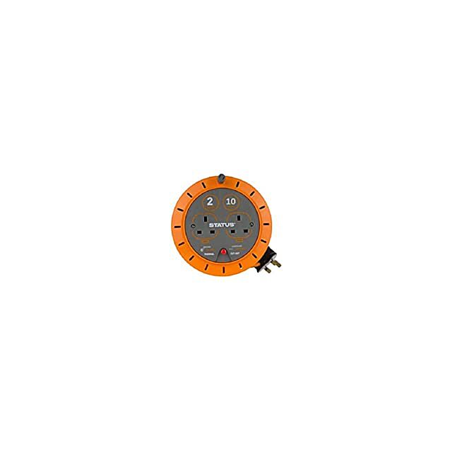 Status, 2 Socket 10Metre 10Amp Cable Reel