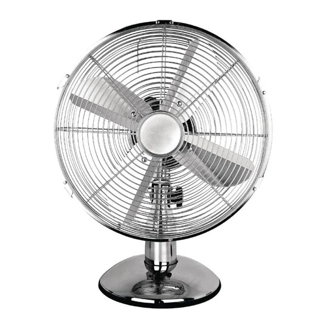 Status FAN12DCH 12' Chrome Desk Fan - 3 Speed
