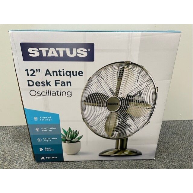 Status FAND12AN 12' Antique Desk Fan