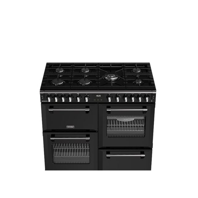 Stoves 444411856 Richmond 100Cm Dual Fuel Range Cooker - Black