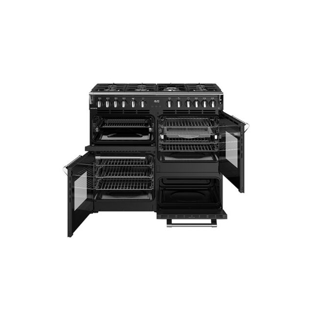 Stoves 444411856 Richmond 100Cm Dual Fuel Range Cooker - Black