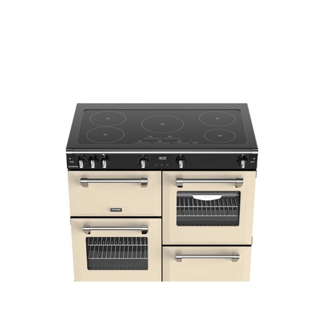 Stoves 444411860 Richmond 100Cm Electric Induction Range Cooker - Cream