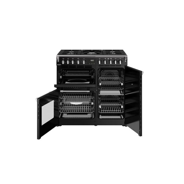 Stoves 444411867 90cm Richmond Dual Fuel Range Cooker - Black