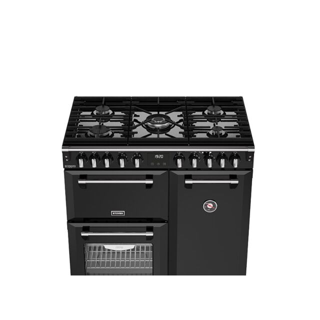 Stoves 444411867 90cm Richmond Dual Fuel Range Cooker - Black